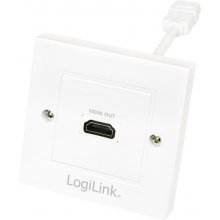 Logilink HDMI Adapter, wall socket, 1-port...