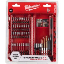 Milwaukee SHOCKWAVE bit/bit+drill+shank set...