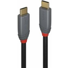 Lindy USB 3.2 Kabel Typ C/C 5A PD Anthra...