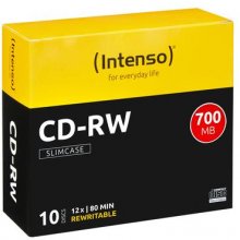 Intenso CD-RW 700MB / 80min, 12x 10 pc(s)