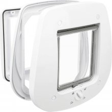 TRIXIE 4-Way cat flap, for glass doors, 27 ×...
