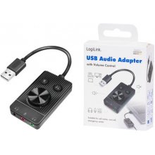 Logilink Audio-Adapter USB 2.0 3x3,5mm/F...