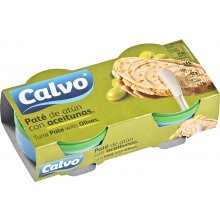 CALVO tuunikalapasteet oliividega 2*75g