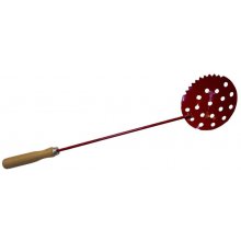 Trikita Ice Skimmer with wooden handle, red