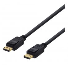 Deltaco DisplayPort cable, 5m, 4K UHD, DP...