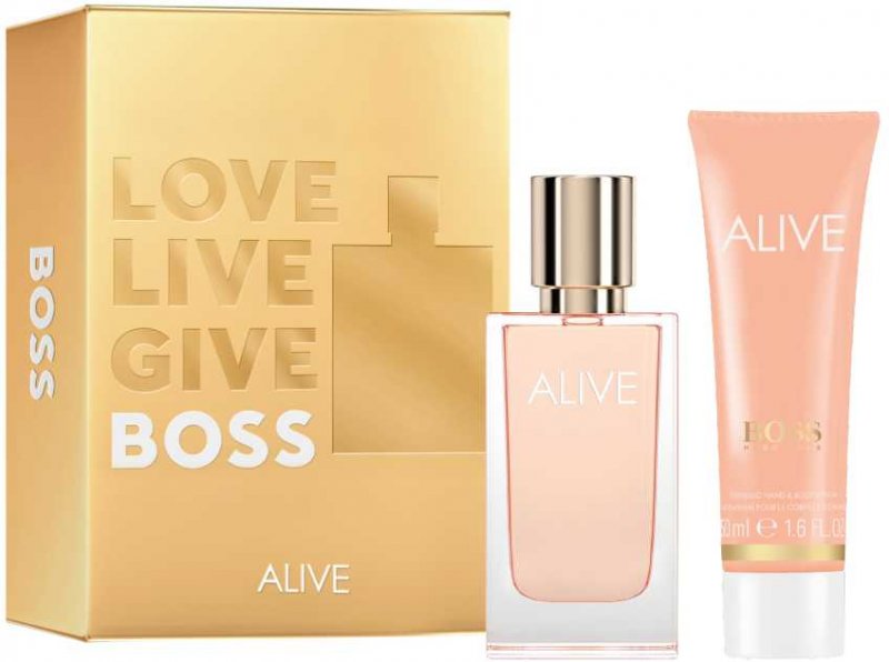 HUGO BOSS Boss Alive Set EDP 30ml Body lotion 50ml perfume