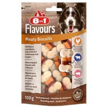 8in1 Flavours Meaty Biscuits 100g