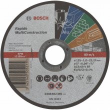 Bosch Cutting disc MultiConstruction125mm