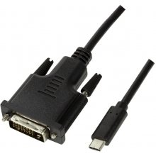 LOGILINK USB-C to DVI cable 1,8m