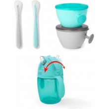 Skip Hop Easy-Feed Teal/Grey food set