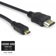 Qoltec HDMI - Micro-HDMI M/M 1m HDMI cable...