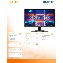 Monitor Gigabyte G27Q 68.6 cm (27") 2560 x...