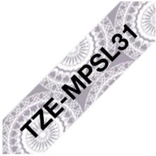 Brother TZE-MPSL31 label-making tape Black...