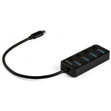 STARTECH 4-PORT USB C HUB WITH ON/OFF...