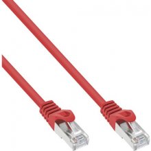 INLINE Patch Cable SF/UTP Cat.5e red 0.25m