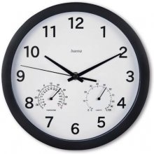 Hama Malta Quartz clock Circle Black