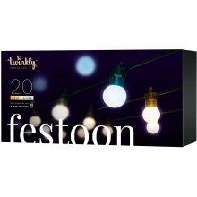 Twinkly | Festoon Smart LED Lights 40 AWW...