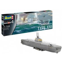 Plastic model German Submarine TYP XXI 1/144