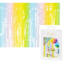PartyDeco Party Curtain – Multicolor, 100 x...