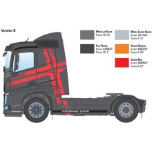 Italeri Plastic model Volvo FH Low Roof 1/24