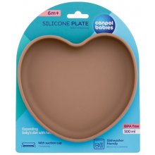 Canpol Babies Silicone Suction Plate Heart...
