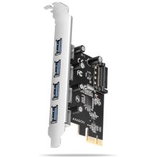 AXAGON PCEU-430RS PCIe controller 4x ext...