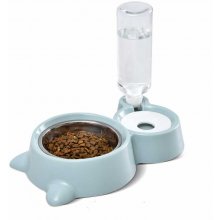 HANU Bowl and bottle for cats, cat shape...