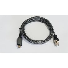 TB RJ-45 - USB C Cable 3 m kat.6, 1Gbit