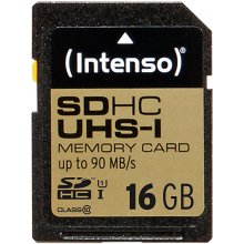 Mälukaart Intenso SDHC Card 16GB Class 10...