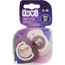 Lovi Night & Day Dynamic Soother 2pc - Girl...