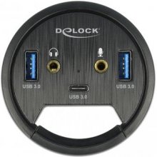 DELOCK 3 Port In-Desk Hub USB 1 x USB Type-C...