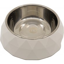 KIKA Bowl for pets DIAMOND, white, size S