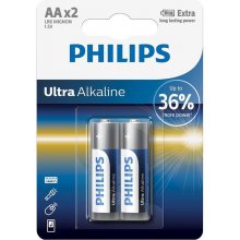 PHILIPS Battery Ultra Alkaline AA 2-blister