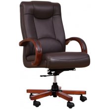 BEMONDI LIDER brown leather armchair