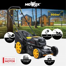 MoWox | 62V Excel Series Cordless Lawnmower...