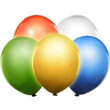 PartyDeco õhupall, LED-lampidega, 5 tk, segu