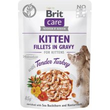 Brit Care Cat Kitten Tender Turkey Pouch -...