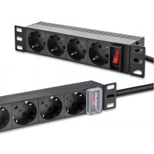 QOLTEC Power strip for RACK 10 1U, 16A, PDU...