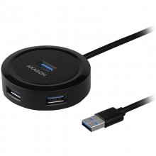 AXAGON HUE-P1A 4x USB3.2 Gen 1 ROUND hub...