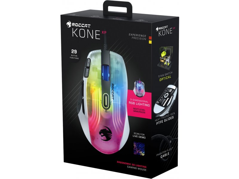 ROCCAT Kone XP Gaming Mouse ROC-11-425-02 White - Ecomedia AG