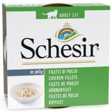 Schesir chicken fillet in jelly 85g wet food...