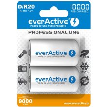 EverActive BATTERIES R20/D NI-MH 1 0000 mAh...