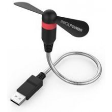 Realpower USB mini Ventilator schwarz USB-A...