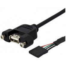 StarTech .com 30 cm Inbouwpaneel USB Kabel -...