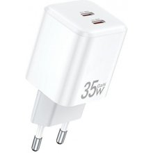 AWEI Charger GaN 35W 2xUSB-C PD65 white