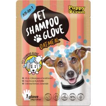 Puppy Crush pet wash glove Oatmeal 1pc