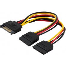 SAVIO Power cable SATA 15 pin (M) 2x SATA 15...