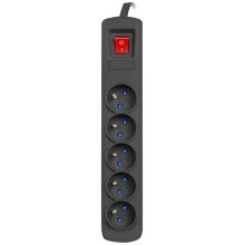 Surge protector Bercy 400 5m 5 sockets black