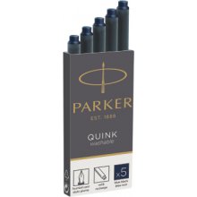 Parker 1x5 ink cartridge Quink blue black