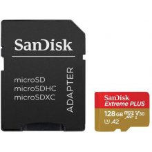 SanDisk Extreme PLUS microSDXC 128GB + SD...